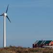 Wind turbine and more traditional things, Gambell, St. Lawrence Island