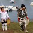 Drum dancers, Ammassalik (Tasiillaq), East Greenland