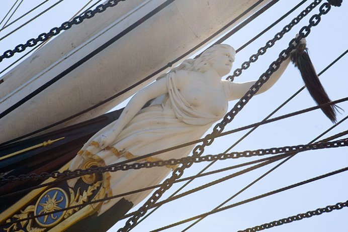 Figurehead, Cutty Sark tea clipper