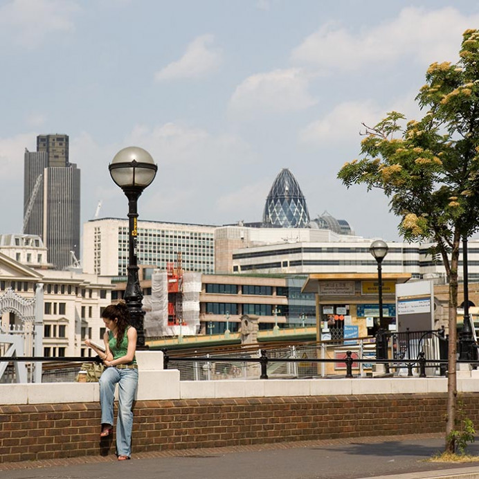 Thames and buildings