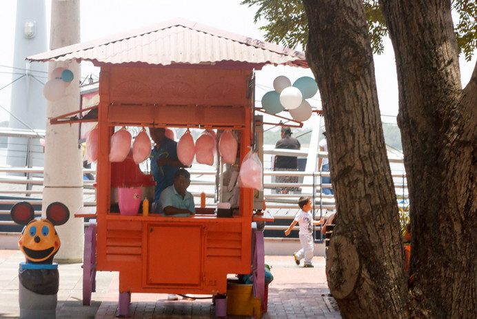 Cotton candy. Guayaquil.